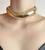 Jade neck choker